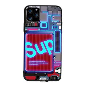 Designer LED Light Music Flicker Glass iPhone Case